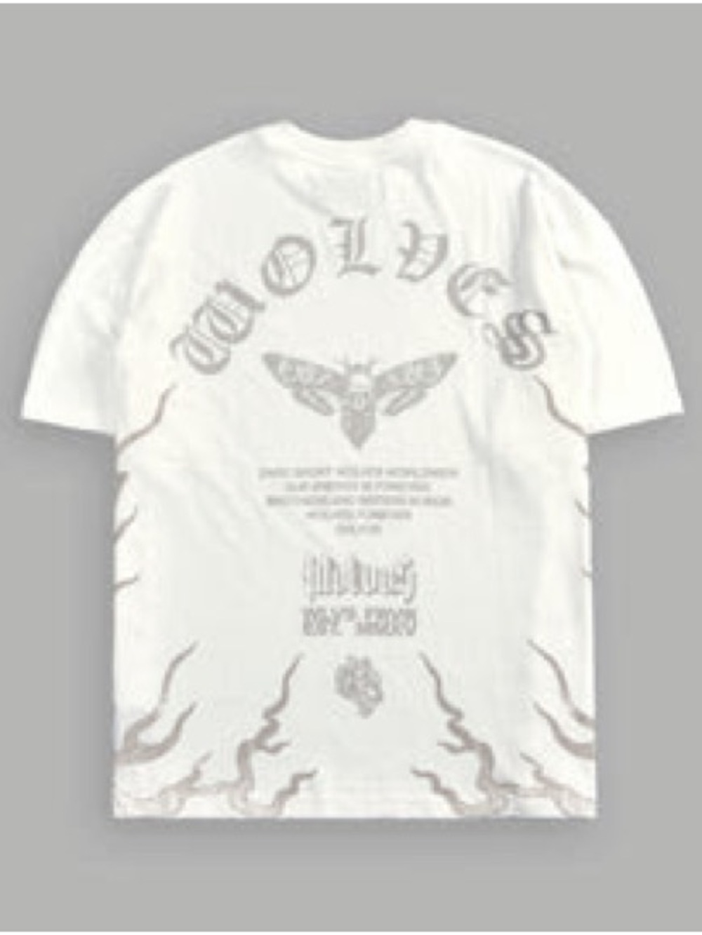 Darc Sport Wolves Never Back Down "Premium" Oversized
x 1
Tee in Cream